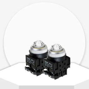 Đèn báo phi 30 KOINO KPL30W-L2A-W màu trắng