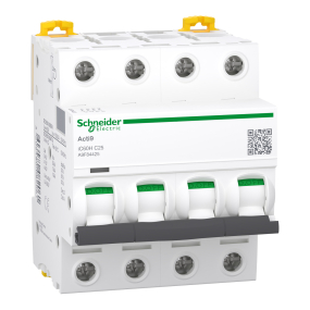 Cầu dao tự động iC60H 4P 25A Schneider (A9F84425)