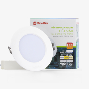 Đèn LED âm trần Downlight đổi màu AT02 90/9W