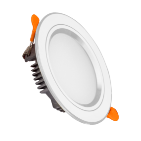 Bộ đèn LED Downlight Điện Quang ĐQ LRD17 viền trắng  (078CS/098CS đổi màu Ø90 bầu nhôm kín)