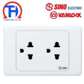2 ổ cắm 3 chấu 16A S9UE2