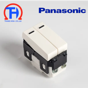 Công tắc Panasonic WEV502107SW B 1 chiều loại đôi cỡ nhỏ
