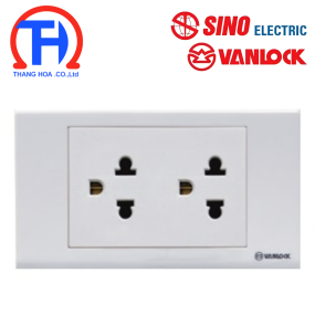 Ổ cắm đôi 3 chấu S18UE2