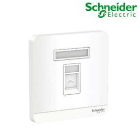 Bộ ổ cắm mạng cat6 đơn E8331RJS6_WE_G19 Schneider