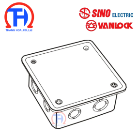 Hộp nối dây âm tự chống cháy – SP Vanlock – E265A/23X  