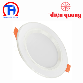 Bộ đèn LED Downlight Điện Quang ĐQ LRD17 078 viền trắng 9W Ø90 bầu nhôm kín