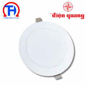 Bộ đèn LED Downlight Điện Quang ĐQ LRD18 CS viền trắng (8W, Ø90, đổi màu, bầu kín)
