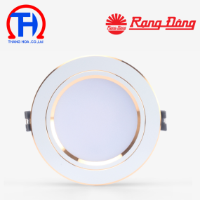 Đèn LED âm trần Downlight AT10 110/10W 3000K viền vàng