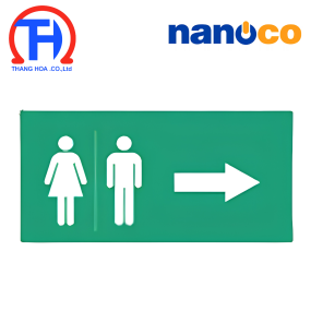 Hình chỉ hướng cho đèn Exit (toilet, phải) Nanoco NEXF-TR 