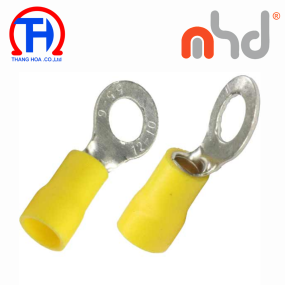 RV5.5-6 Yellow | Đầu cos tròn phủ nhựa màu vàng MHD