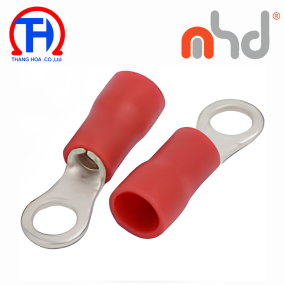 RV1.25-6 Red | Đầu cos tròn phủ nhựa màu đỏ MHD
