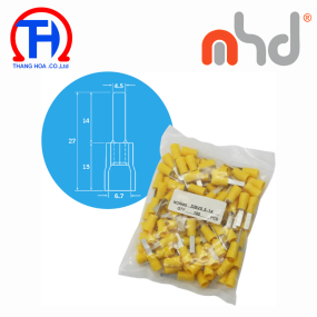 Đầu cos pin dẹp MHD DBV5.5-14 YELLOW