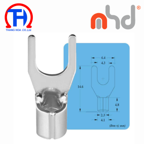 Đầu cốt chĩa không cách điện MHD SNB2-4