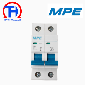 Cầu dao tự động MCB 2 cực, 10A, 6kA MP6-C210