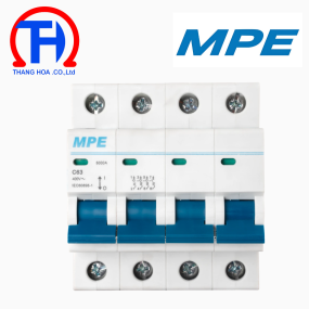 Cầu dao tự động MCB  4 cực, 63A, 6kA MP6-C463