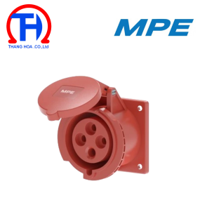 Ổ cắm công nghiệp gắn âm 2P+E 16A IP67 MPN2-3132