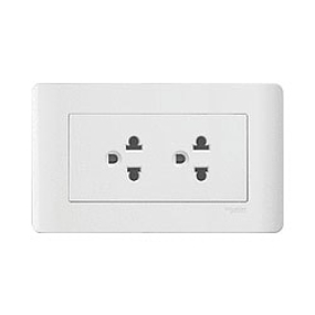 Bộ ổ cắm đôi 3 chấu Zencelo