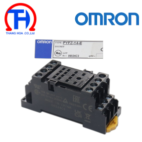 Đế relay OMRON PYFZ-14-E Số chân cắm: 14; Chân pin dẹt; 6A; 250VAC; Lắp thanh ray DIN, Lắp mặt (bắt vít); Bắt vít