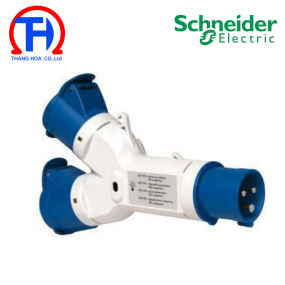 Ổ nối 2 ngả Schneider PKZM703, 16A, 2P+E, 230V