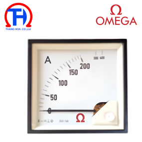 Đồng hồ tủ điện Omega OMG-AM72 AC. Ammeter - Trực tiếp, 72 x 72, Class 1.5