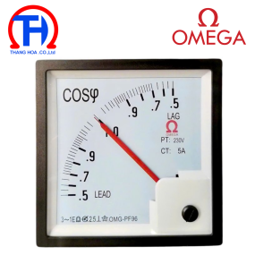Đồng hồ hệ số công suất Omega OMG-PF96 96 x 96