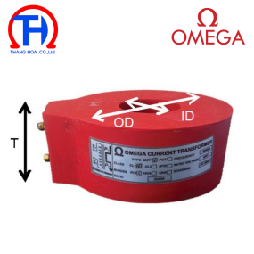 Biến dòng đo lường OMEGA loại đúc tròn MCT  6.000/5A; CL. 1; 15VA (ghi chú kích thước ) 