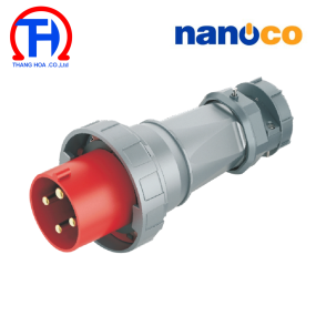 PHÍCH CẮM DI ĐỘNG 4P 32A CONTAINER NANOCO (NIP0242-3V)