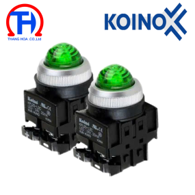 Đèn báo phi 30 KOINO KPL30W-L3C-G màu xanh lá