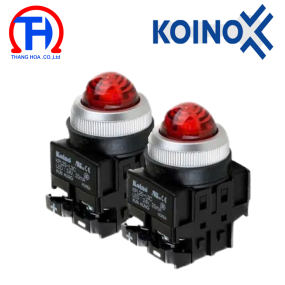 Đèn báo phi 30 KOINO KPL30W-L2A-R màu đỏ