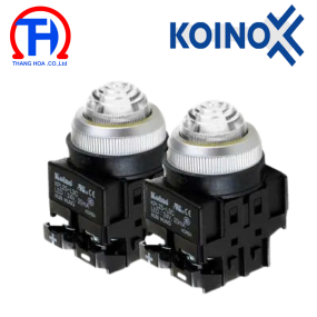 Đèn báo phi 30 KOINO KPL30W-L3A-W màu trắng