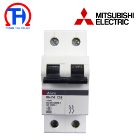 MCB Mitsubishi BH-D6 2P 6A C N 6kA