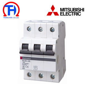 MCB Mitsubishi BH-D6 3P 6A C N 6kA
