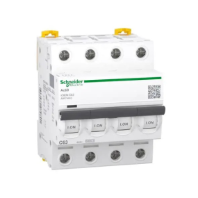 Cầu dao tự động iC60N 4P 63A Schneider (A9F74363)