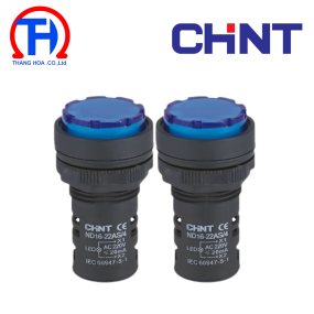 Đèn báo màu xanh dương ND16-22D/2 24V BLU CHINT