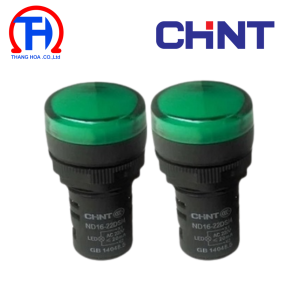 Đèn báo màu xanh ND16-22D/2 24V GRN CHINT