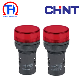 Đèn báo màu đỏ ND16-22D/2 24V RED CHINT