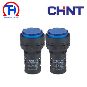 Đèn báo màu xanh dương ND16-22DS/4 110V BLU CHINT