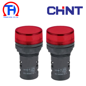 Đèn báo màu đỏ ND16-22D/4 110V RED CHINT