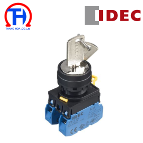Công tắc xoay có khóa IP65 ngoài mặt tủ YW1K-2AE10 Idec