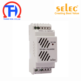 Bộ nguồn 24VDC, Công suất 26.4W Selec RP-2M-1.1A-24VDC