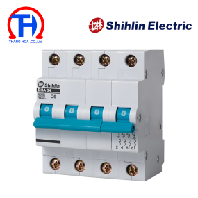 MCB SHIHLIN 4P 6A 6kA ( BHA-B3-4P) 