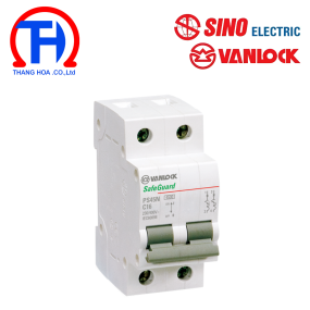 Cầu dao tự động  2P - 10A - 4.5kA Sino PS45N/C2010