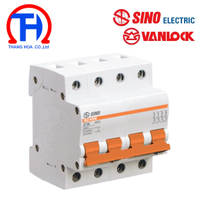 Cầu dao tự động 4P - 20A - 4.5kA Sino SC45N/C4020