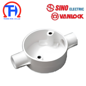 Hộp chia ngả kiểu V240/16/2 Sino ø 16 