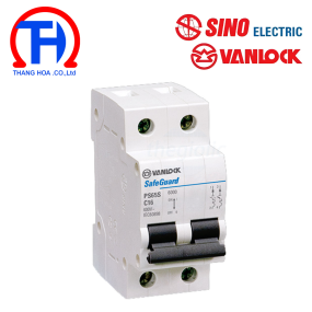 Cầu dao tự động 2P - 10A - 6kA Sino PS65S/C2010