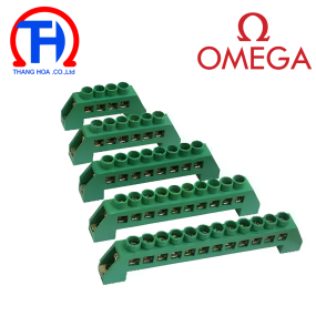 Thanh trung tính bọc nhựa 9x6mm 10 cực - lỗ Ø 6mm 