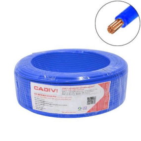 DÂY CÁP ĐIỆN 1 LÕI CADIVI CV/LF-1.5 mm2 (XANH) – 0.6/1KV