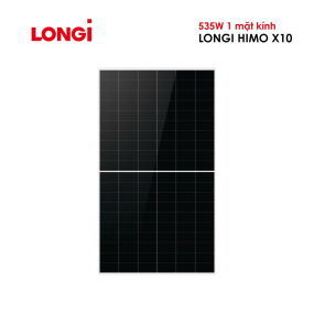 TẤM PIN NĂNG LƯỢNG MẶT TRỜI LONGi 535W 1 MẶT KÍNH