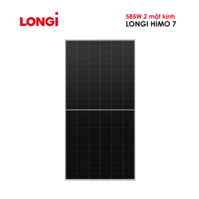 TẤM PIN NĂNG LƯỢNG MẶT TRỜI  LONGi Hi-MO 7 585W 2 MẶT KÍNH
